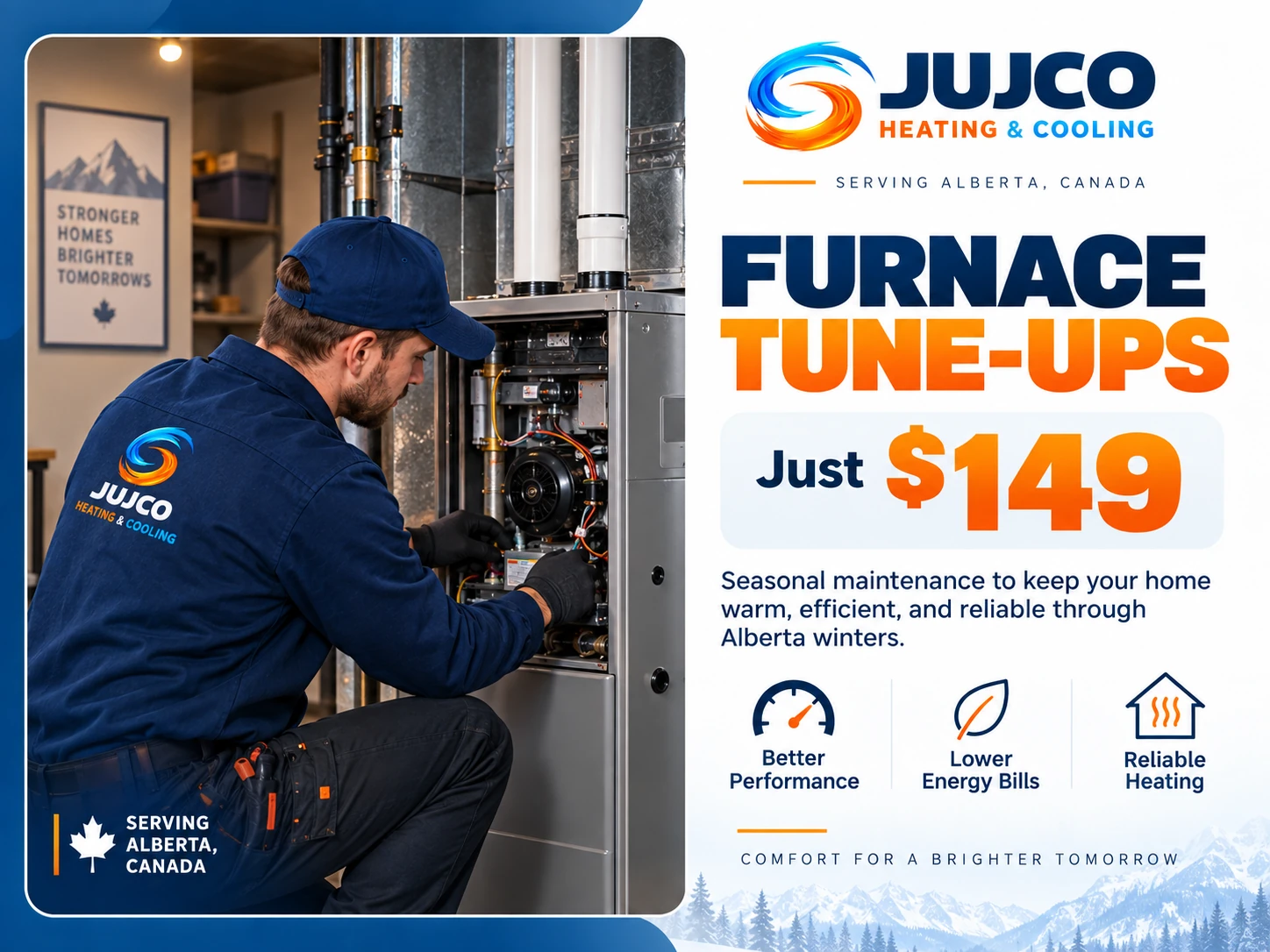JUJCO Furnace Tune Up Special Offer for 149 Dollars